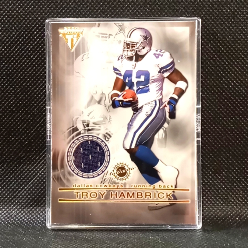 Troy Hambrick & Darren Woodson - Authentic Game Jersey - 2001 Titanium
